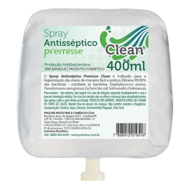 Álcool spray refil 400 ml